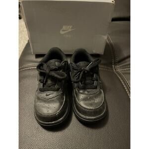 Nike Air Force 1 Black toddler size 7C with original box 314194009
